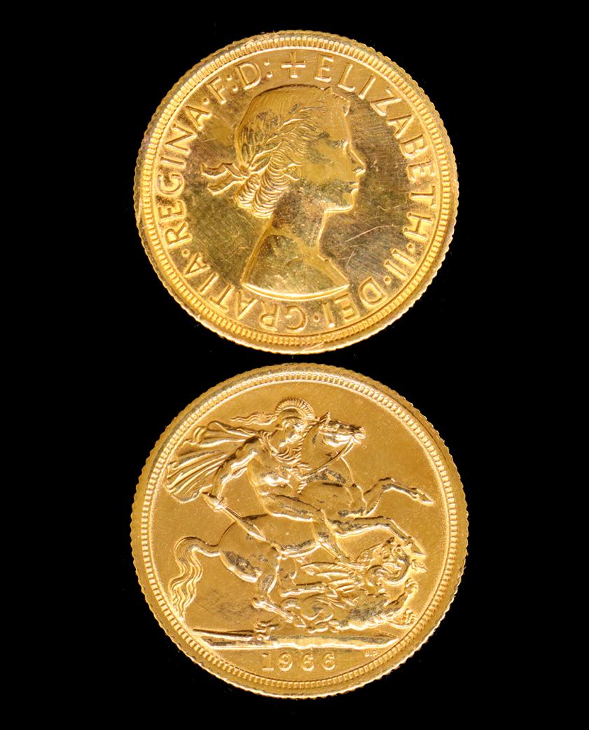 English Coin Old Queen 22k | SW20466